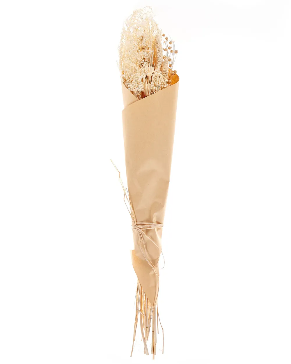 Torkad blombukett BRUNETE 65 cm Naturlig_835246