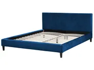 Bed Velvet FITOU 160 x 200 cm (EU King Size) Dark Blue_875262