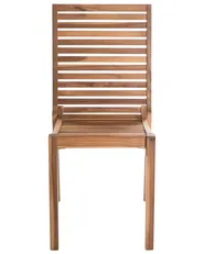 Garden Dining Set 4 Seater OMBRIANO Certified Acacia Wood Light Brown_958742
