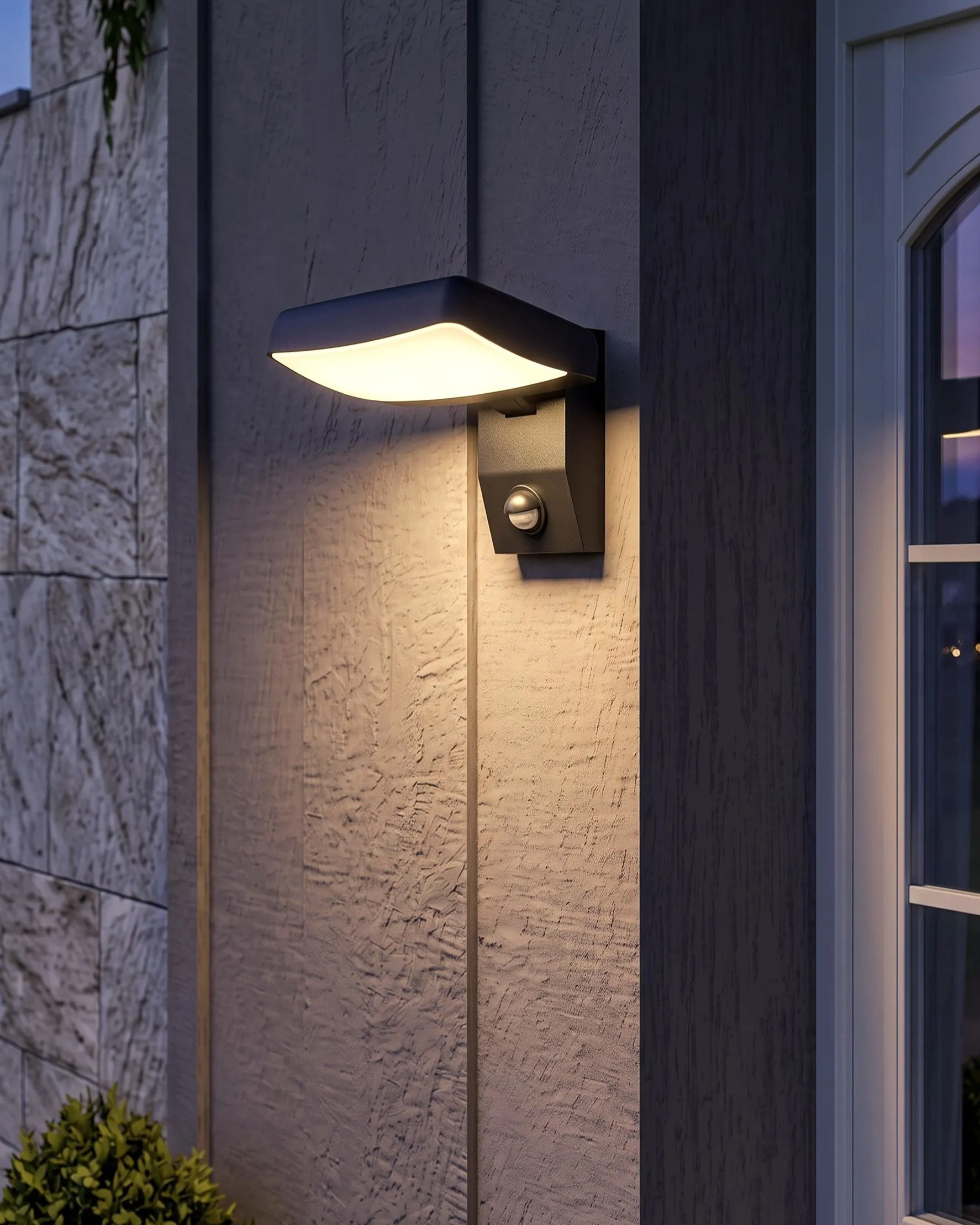 Outdoor LED Wall Light CHILLON Black_1105841