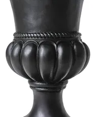 Plant Pot KAIR 42 cm Ceramic Graphite Grey_1000261