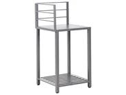 4 Piece Outdoor Kitchen Set with Sink VIGGIANO Grey Metal_981024