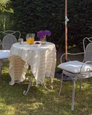Set of 2 Garden Chairs CILENTO Metal Grey_885051
