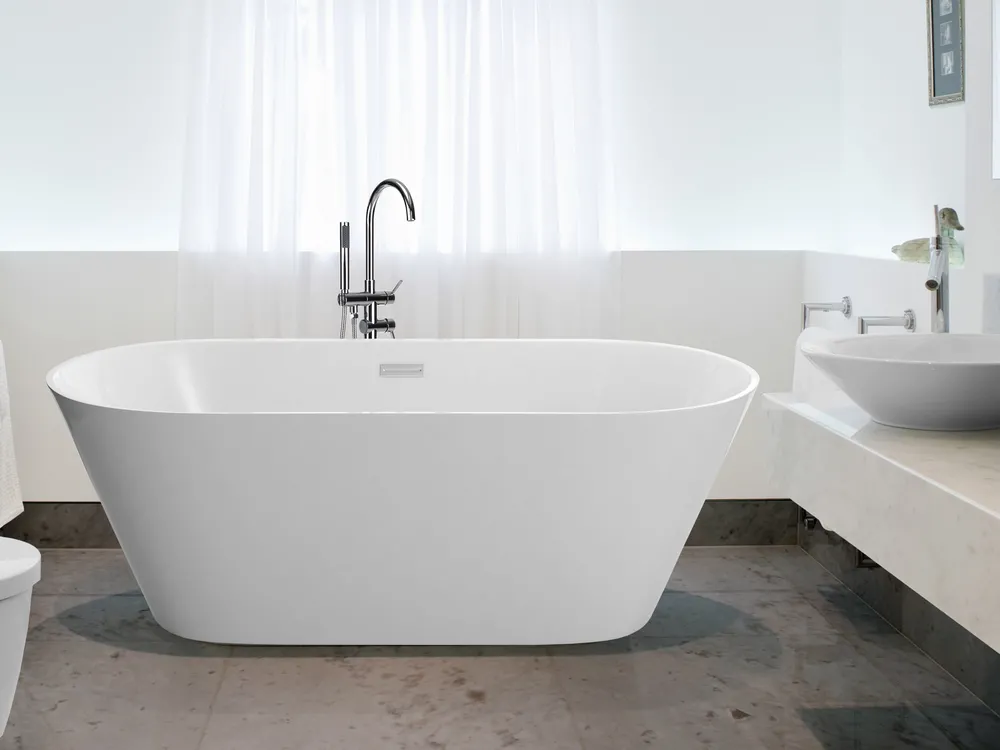 Freestanding Bathtub HAVANA 1500 x 750 mm White