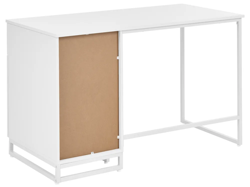 Skrivbord LEXTON 120 cm 60 cm Vit_1103827