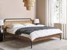 Bed Rattan BOUSSICOURT 180 x 200 cm (EU Super King) Dark Brown