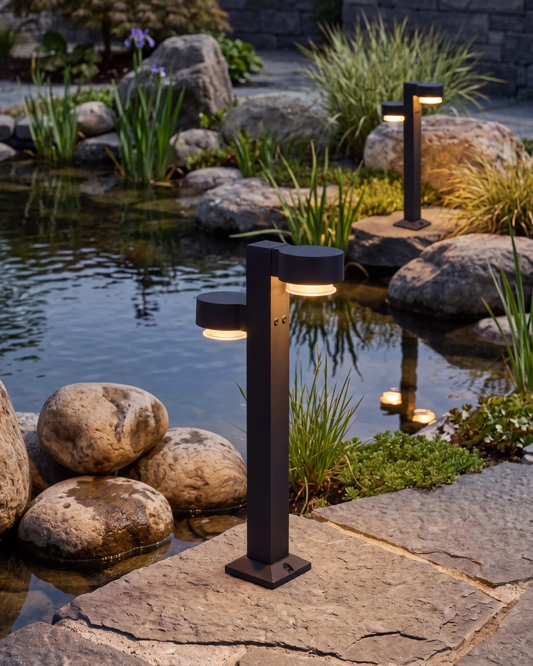 Outdoor LED Bollard Lamp TORDERA Black_1104010