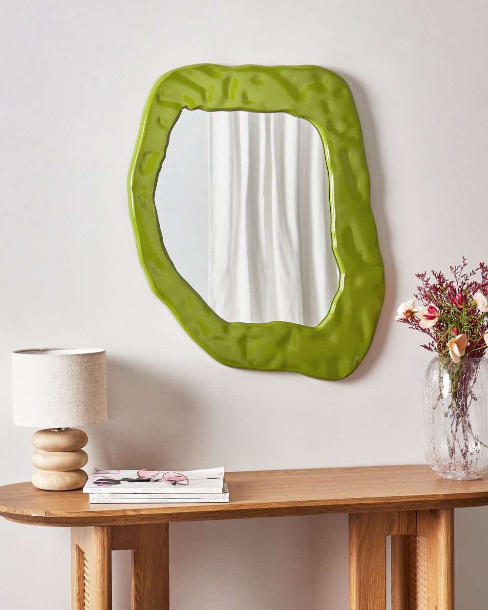 Wall Mirror MARTYRE 57 cm 74 cm Green