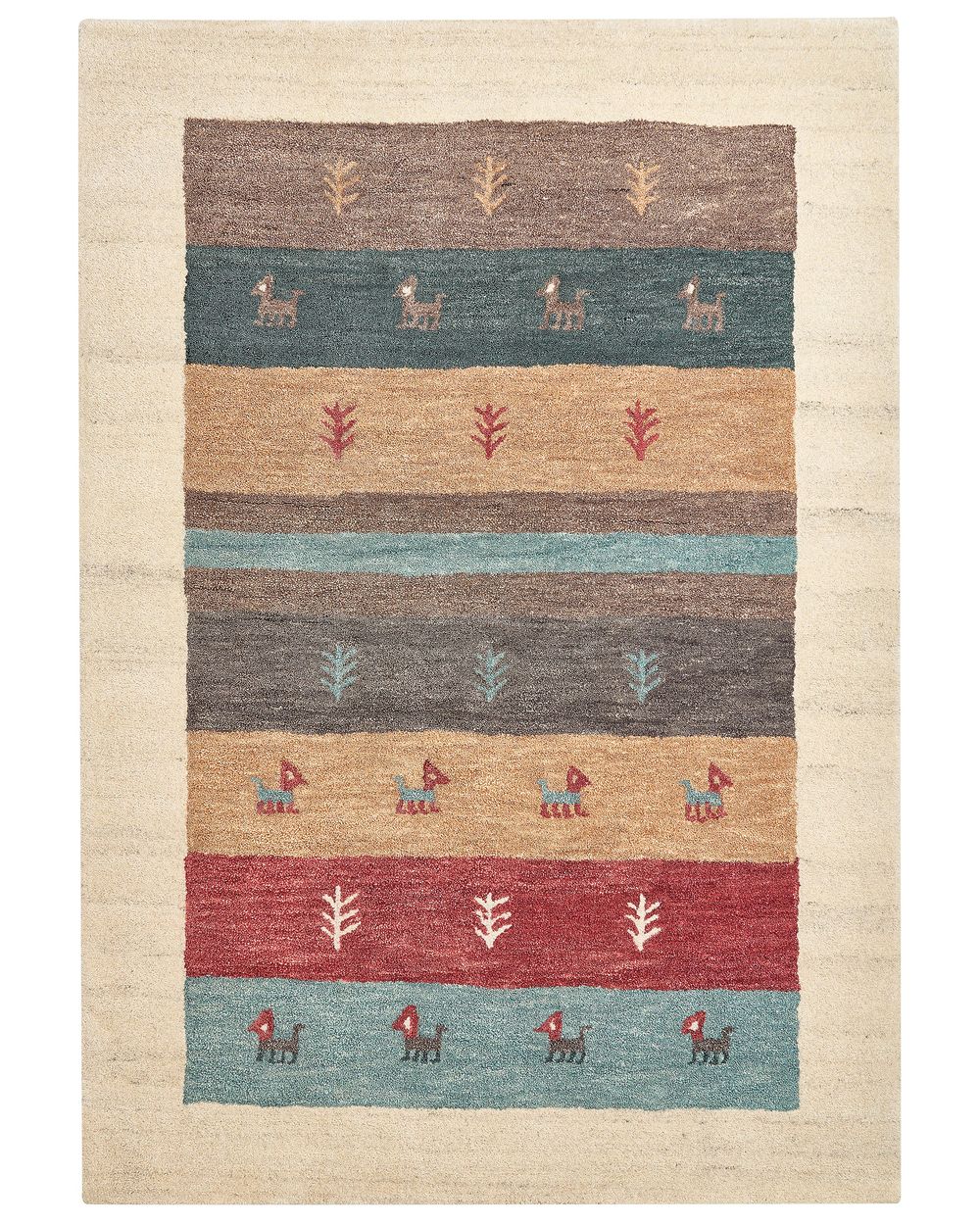 Teppe SARILAR Flerfarget 160 x 230 cm Gabbeh Ull