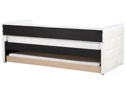 Utdragbar säng Sammet CHAVONNE 90 x 200 cm Off-White_969775