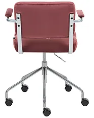 Desk Chair CANDOR Velvet Burgundy_1136773
