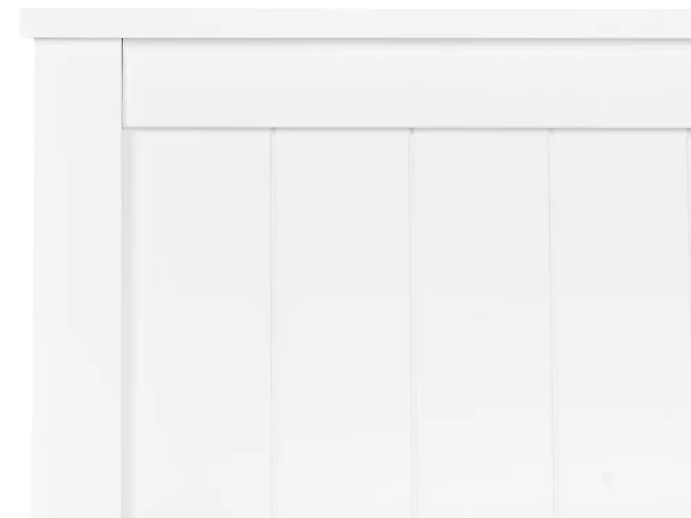 Bed with 4 Drawers SABRAN Pine Wood White 140 x 200 cm (EU Double)_1061274