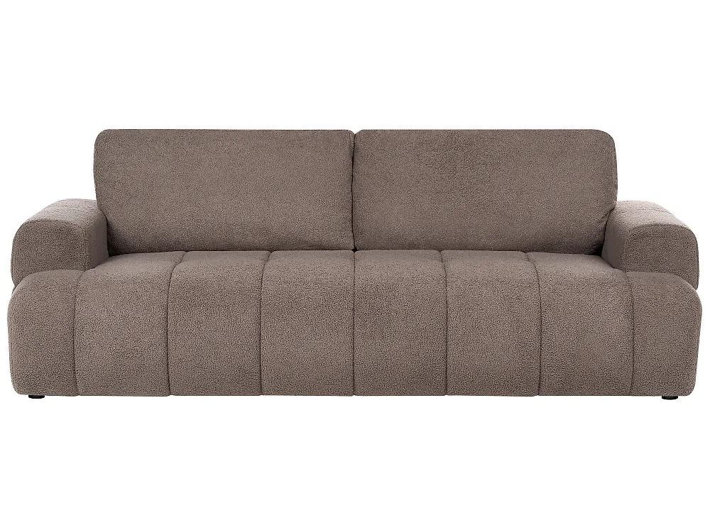 Sofagruppe 5-seters NARILLA Bouclé Gråbrun_1165068