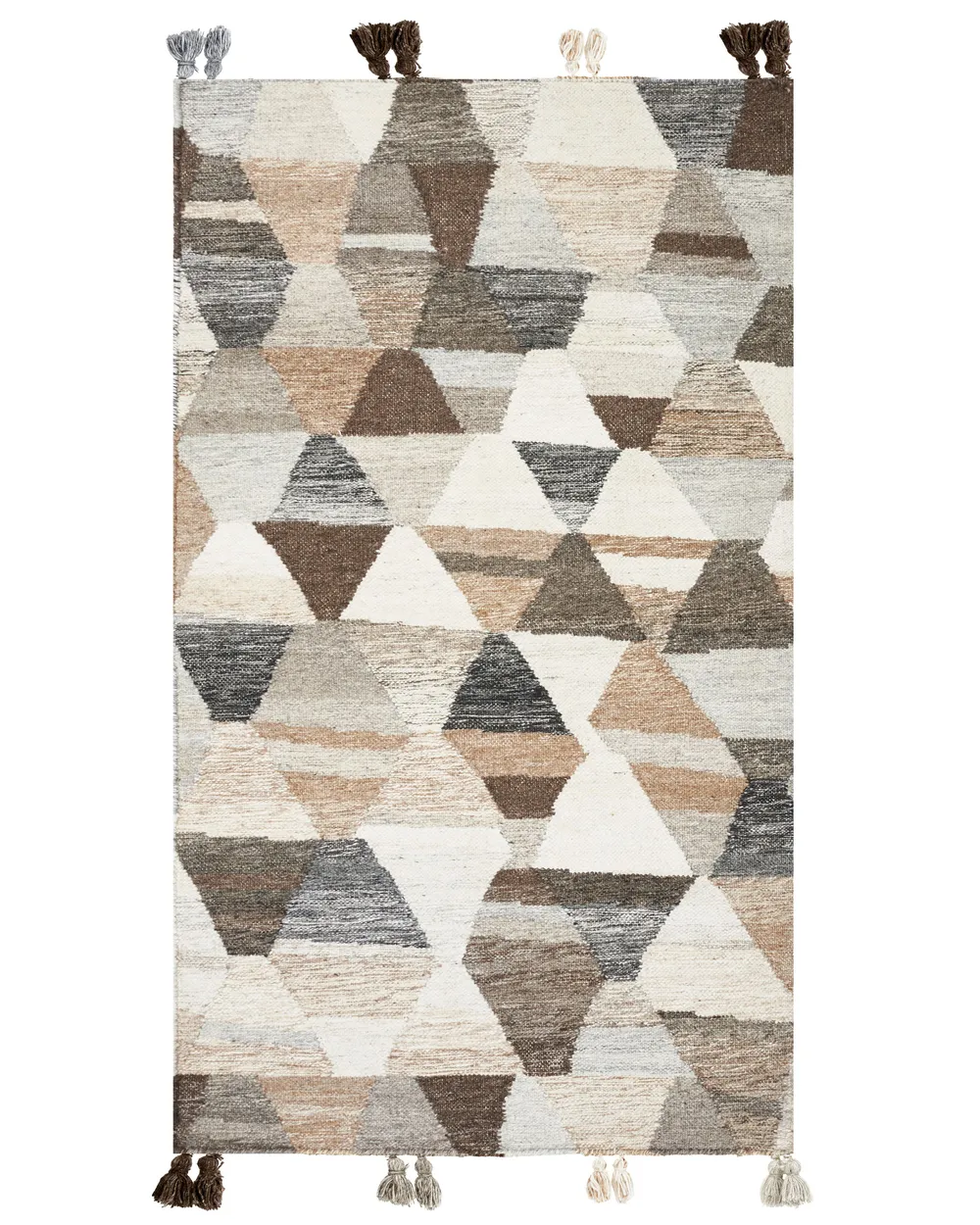 Rug ARGAVAND Beige 80 x 150 cm Kilim Wool