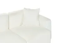 Modular Corner Sofa 3 Seater HEDE Boucle White Right Hand_1091907