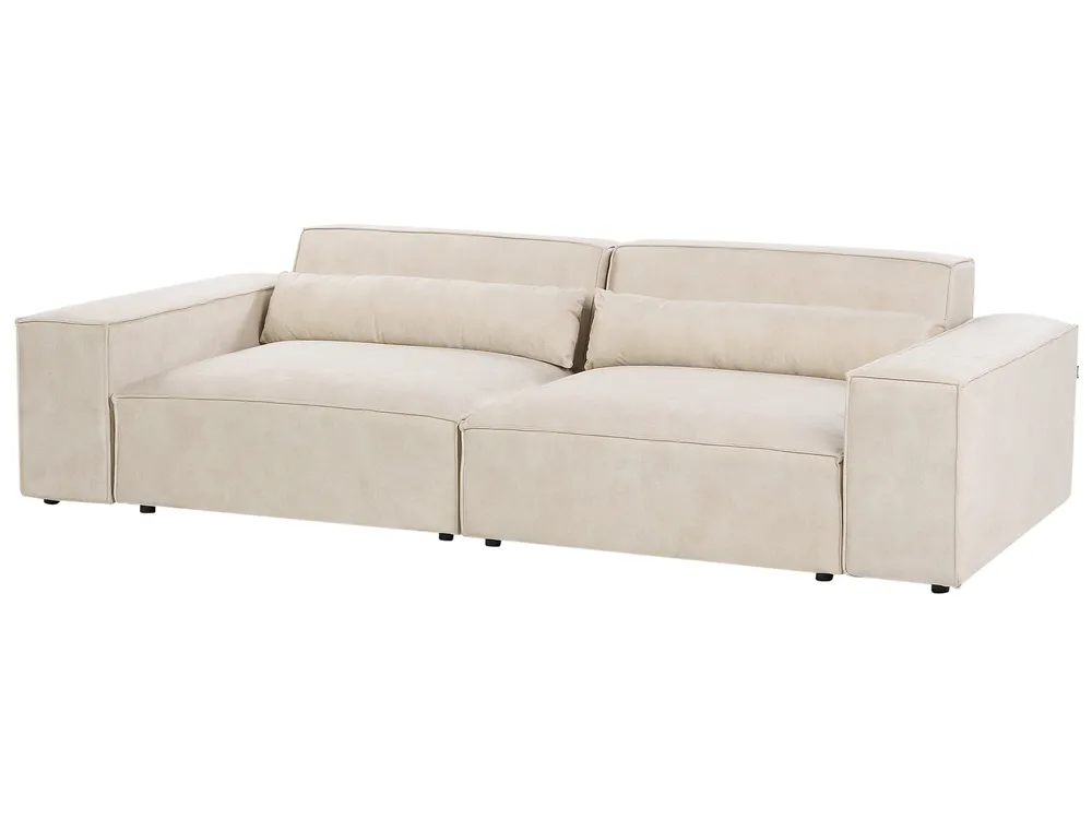Moduulisohva 2-istuttava HELLNAR Sametti Vaaleanbeige_910683