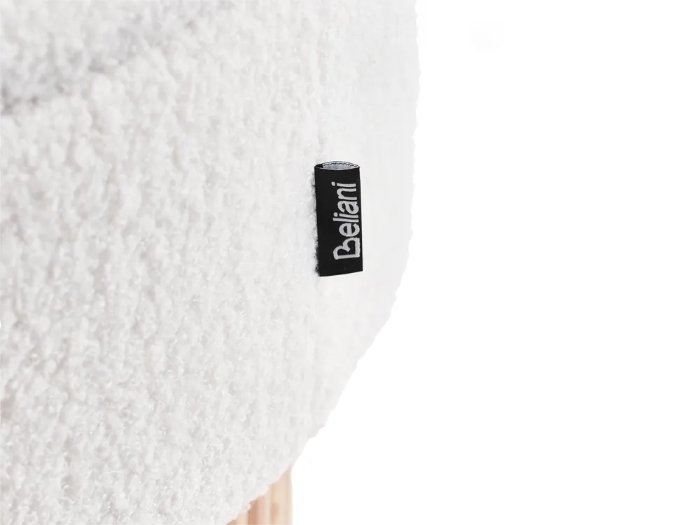 Storage Pouffe RICHEY Boucle Off-White_991613