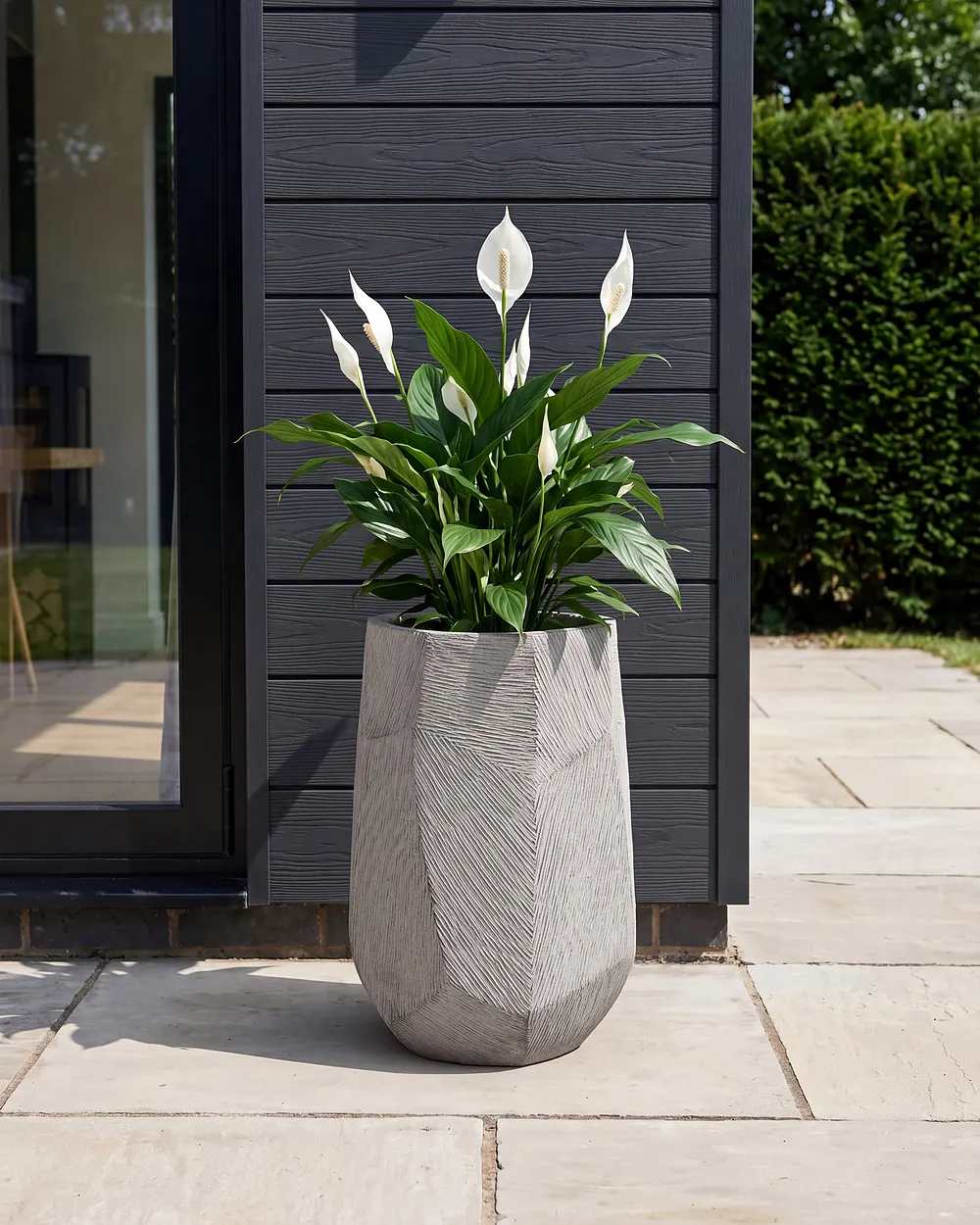 Blomkruka ENSTAL 32 cm Grå_1161754