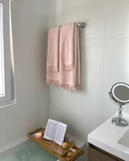 Set of 9 Towels ATIU Terry Cotton Pastel Pink_1072318