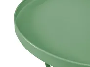 Garden Side Table CAVINIA 40 cm 40 cm Metal Green_1016210