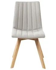 Set med 2 matstolar CALGARY Ljusgrå_958405