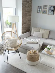 Pouffe DALAMA Jute White_782731