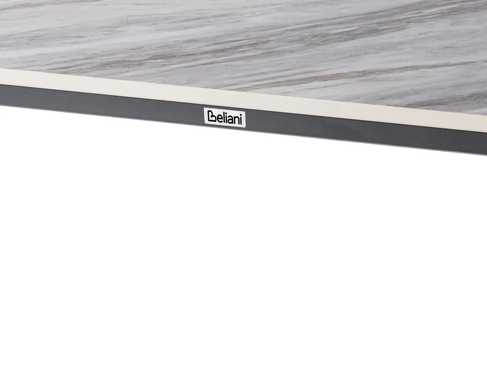 Garden Dining Table RODALLO 160 cm 90 cm Stone Grey Marble_1038289