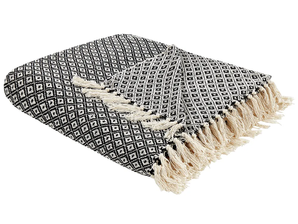 Blanket CHYAMA Cotton 220 x 240 cm Black