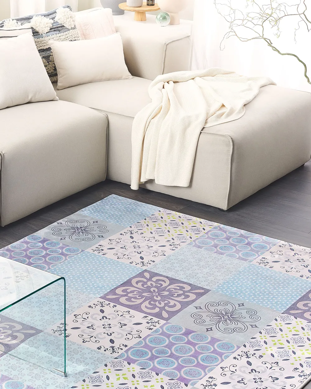 Rug INKAYA Grey 160 x 230 cm