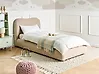 Ottoman Bed BLAGNAC Boucle Beige 90 x 200 cm (EU Single)