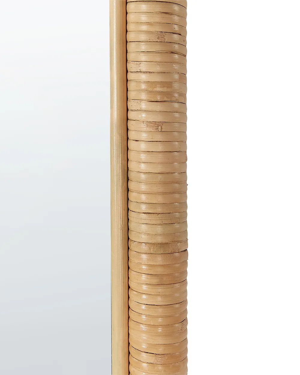 Standing Mirror MALANGE 150 cm Rattan Natural_938889
