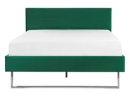 Bed Velvet BELLOU 140 x 200 cm (EU Double) Green_777600