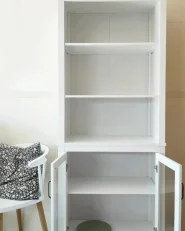 Vitriini LUSBY 75 cm Valkoinen_997306
