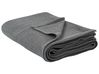 Bedspread RAGALA Cotton 200 x 220 cm Dark Grey