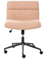 Desk Chair CATLIN Boucle Peach Pink_1076973