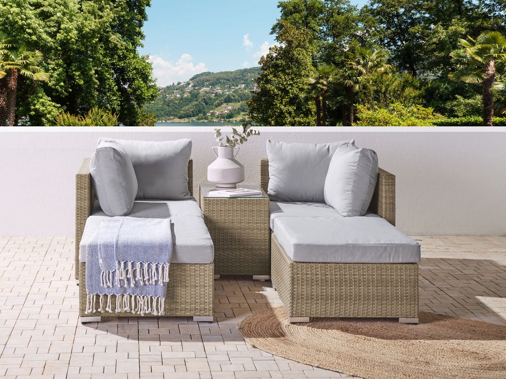 Outdoor Cushion Cover Set NOTO Grey