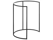Set of 2 Side Tables TWINS Metal Black_715800