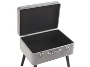 Storage Stool MALLARD Velvet Grey_719930