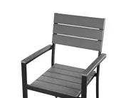 Garden Dining Set 6 Seater COMO Grey_741499