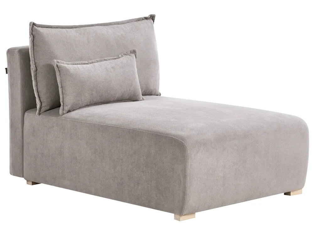 Modular Corner Sofa NERBO Fabric Grey Left Hand_1035215