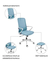 Toimistotuoli EXPERT Vaaleansininen_1060466