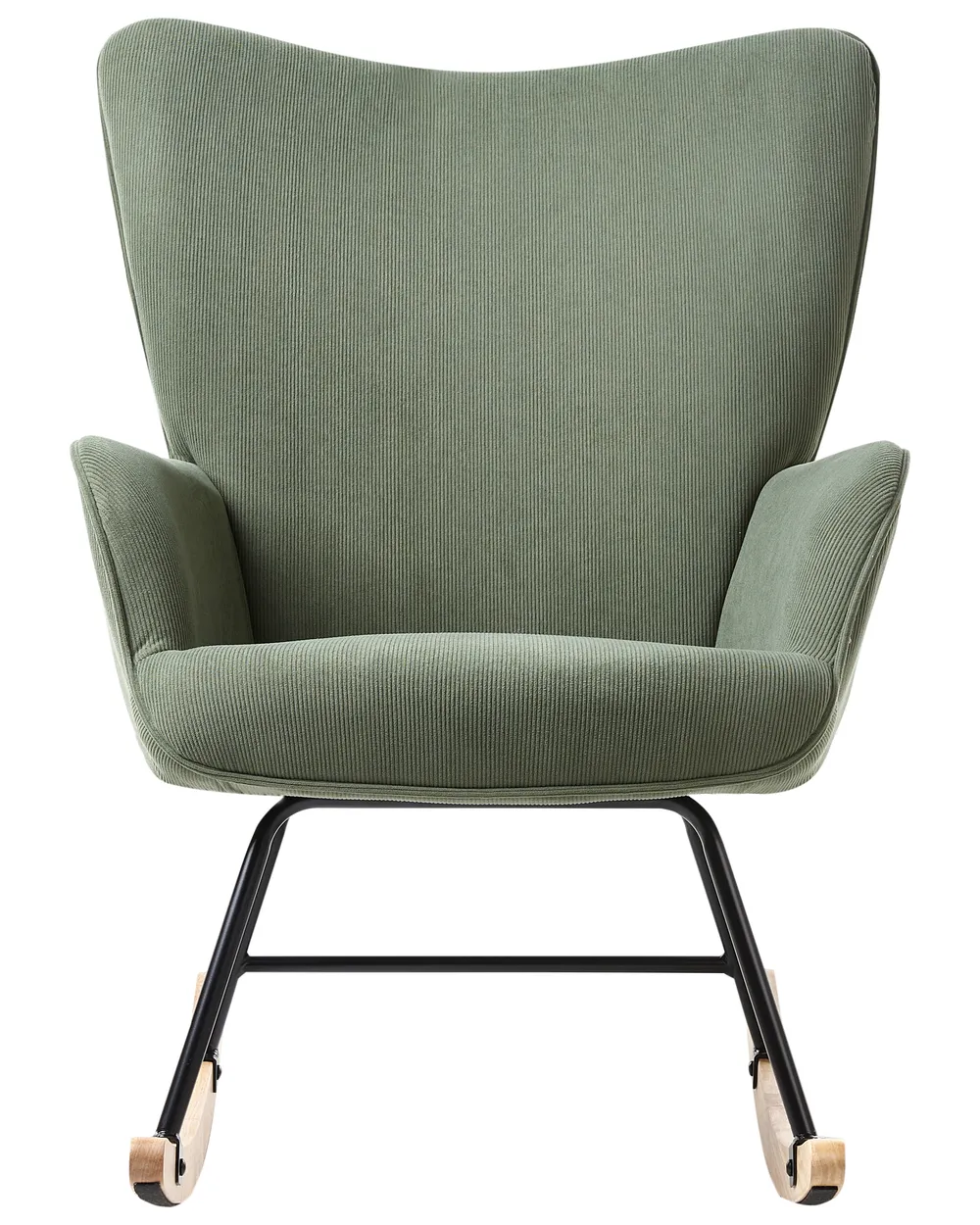 Rocking Chair ARSET Corduroy Dark Green_952744