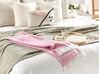 Blanket TANGIER Cotton 130 x 160 cm Pink