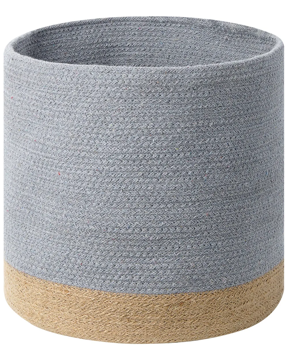Set of 3 Baskets BASIMA Cotton Grey_846445