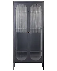 Vitriini FOXTON 80 cm Metalli Musta_850354