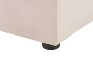 Waterbed with Storage Bench NOYERS Velvet Pastel Pink 160 x 200 cm (EU King Size)_915116