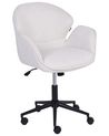 Desk Chair BELMAR Fabric Off-White