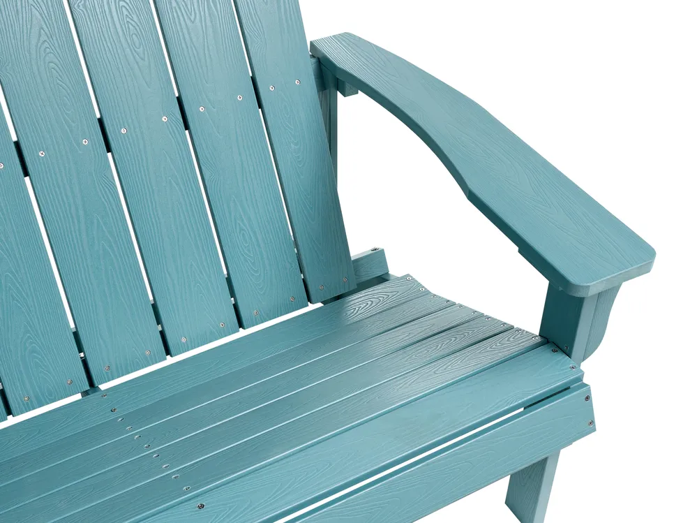 Puutarhapenkki ADIRONDACK 125 cm Vaaleansininen_1011813
