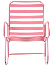 Garden Rocking Chair TURI Metal Pink_1020986