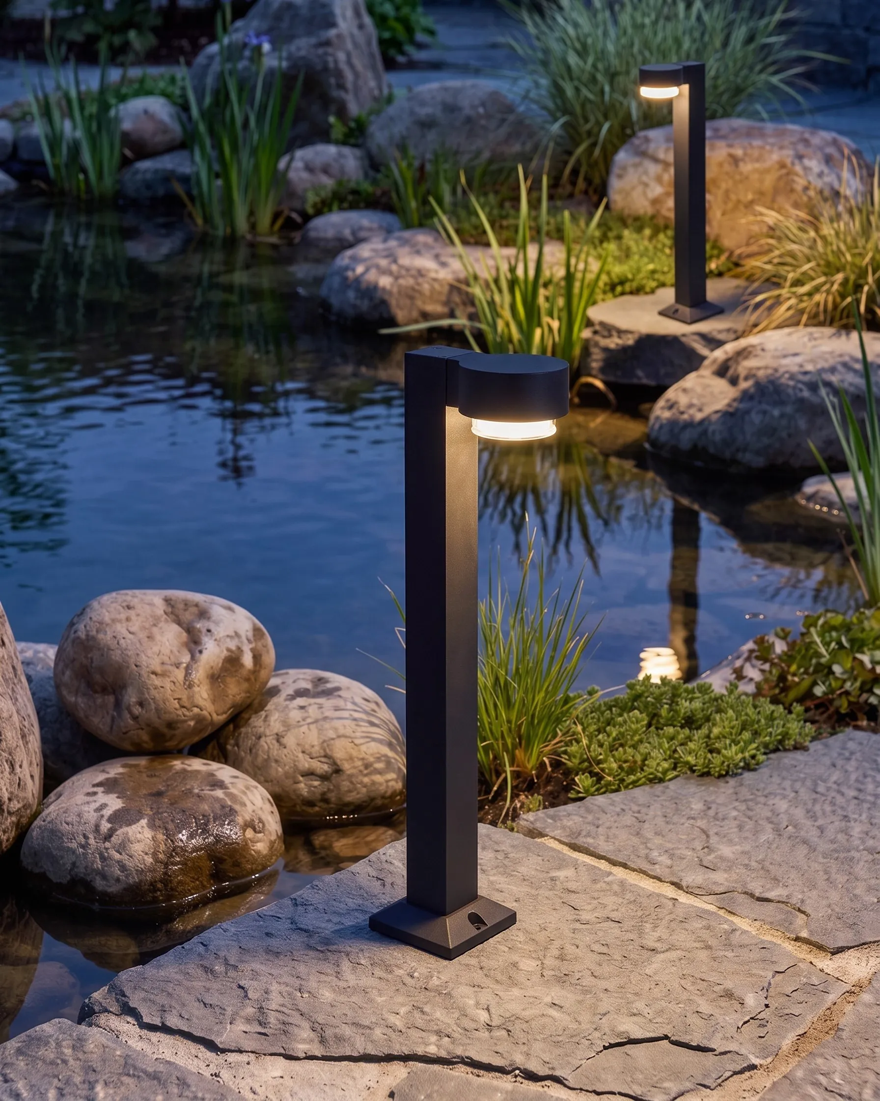 Outdoor LED Bollard Lamp ANOIA Black_1104055
